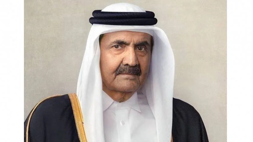 أمير قطر يزور القرضاوي
