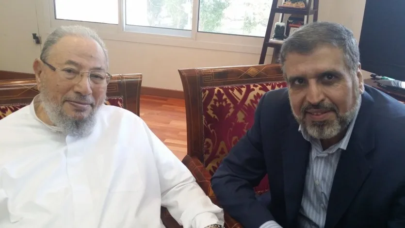 القرضاوي يؤيد مبادرة حركة الجهاد الإسلامي في فلسطين