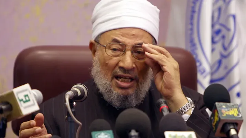 د.القرضاوي مطلوب على القائمة الصهيونية لمواقفه الواضحة خلال مؤتمر الأديان