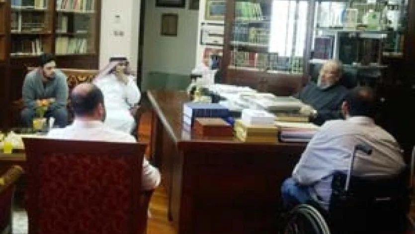 القرضاوي يستقبل رئيس مجلس الإفتاء السويدي